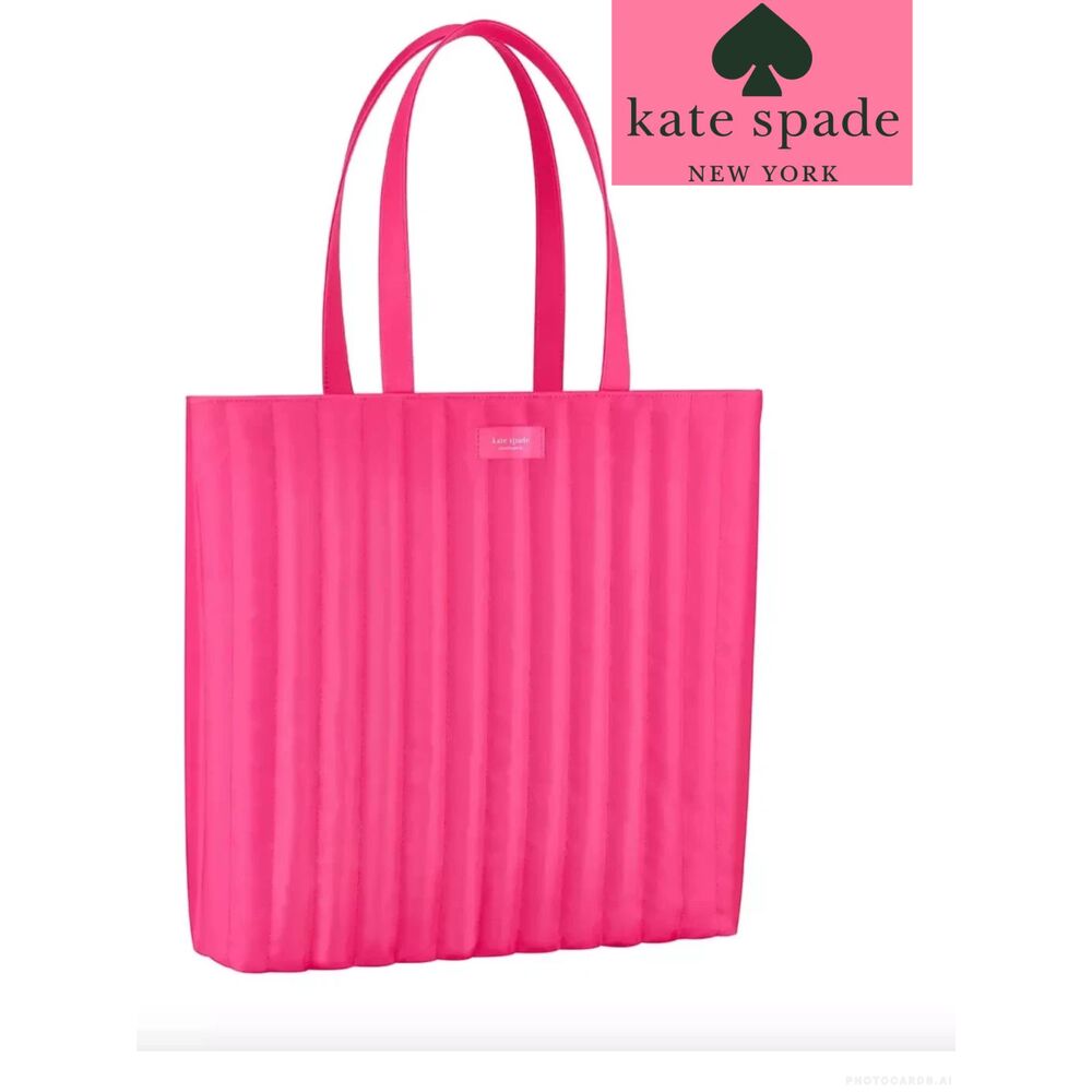 Kate Spade Fragrances pink Tote travel Bag Shopper Overnight Beach Handbag
